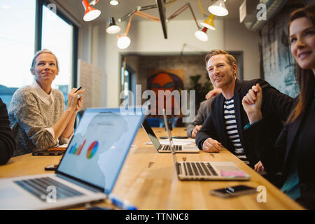 business people in meeting at board room Stock Photo