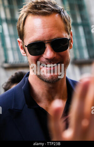 Giorgio Armani - Arrivals - Milan Men's Fashion Week Spring/Summer 2019 - On June 17 2019 Stock Photo