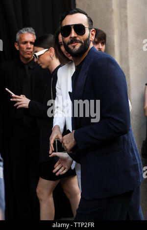 Giorgio Armani - Arrivals - Milan Men's Fashion Week Spring/Summer 2019 - On June 17 2019 Stock Photo