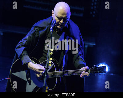 Glasgow, Scotland, UK. 17th June, 2019. Billy Corgan in concert at St Luke's and The Winged Ox, Glasgow Great, UK. Credit: Stuart Westwood Stock Photo