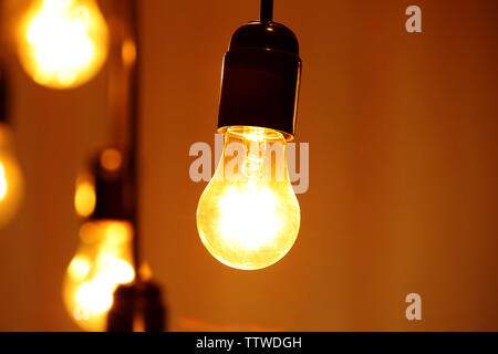Decorative light bulbs Stock Photo