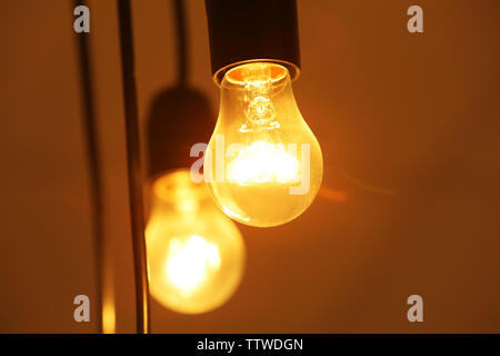 Decorative light bulbs Stock Photo
