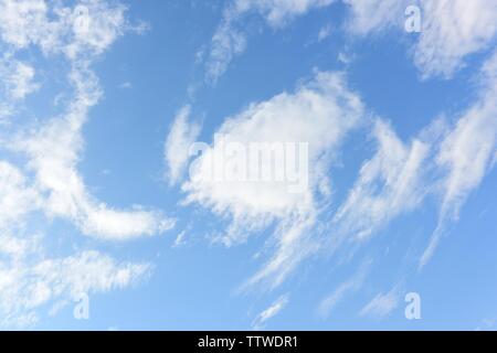 Blue Sky White Cloud Stock Photo