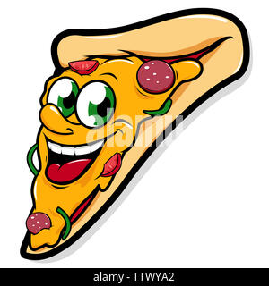 melting pizza cartoon Stock Vector Image & Art - Alamy