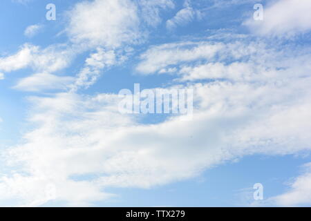 Blue Sky White Cloud Stock Photo