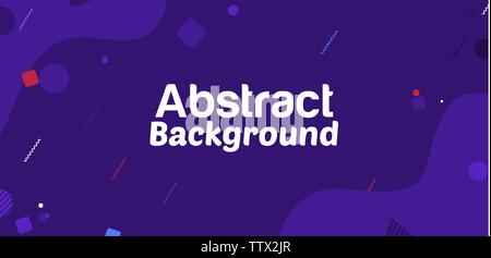 Abstract Geometric Shape Vector Banner Background Illustration Stock Vector