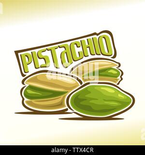 Vector logo for pistachio Stock Vector