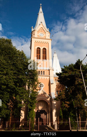 Mukacheve - Ukraine, JULY 26, 2009: Church in center of the city Mukacheve Stock Photo