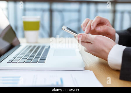 Comment financial reports Stock Photo