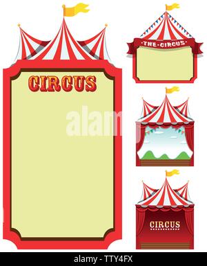 A circus note template illustration Stock Vector Image & Art - Alamy