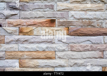 Tile brick wall modern vintage pattern background Stock Photo