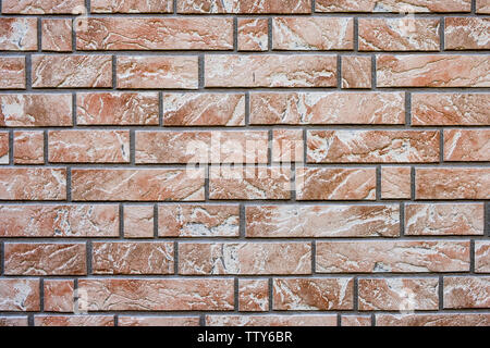 Bricks brown white wall interior design for background Stock Photo