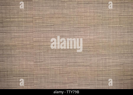 Close-up brown cloth, fabric, textile striped texture background Stock Photo