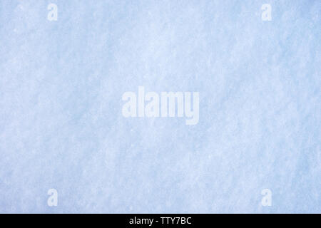 Top view of snow covered texture for background Stock Photo