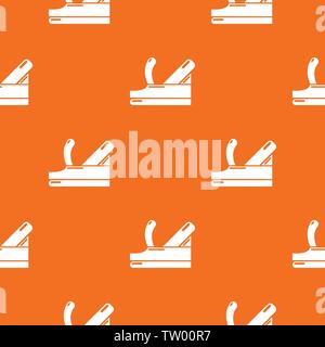 Plane pattern vector orange Stock Vector