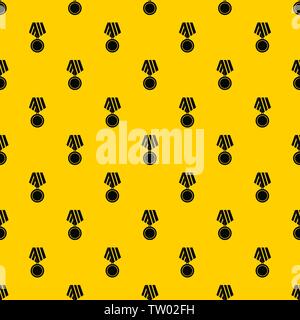 Military medal pattern vector Stock Vector