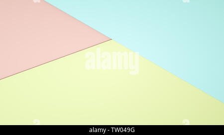 Soft color minimalist design of geometric shapes beautiful background material Stock Photo