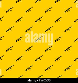 Submachine gun pattern vector Stock Vector