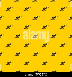 Artillery gun pattern vector Stock Vector