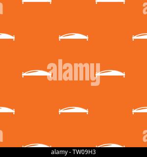 Hand saw pattern vector orange Stock Vector