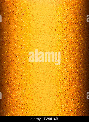 A cold and refreshing glass of Lager Stock Photo