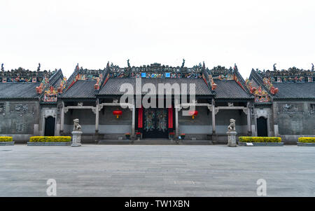 Chen Jia Temple in Guangzhou, an integrator of Lingnan architecture Stock Photo