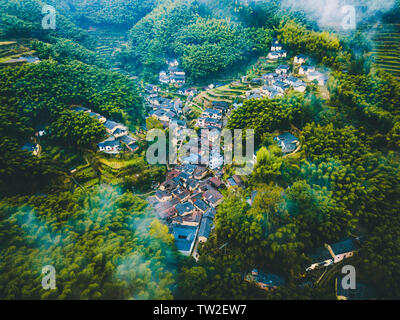 Lenggang Village, Lishui, Zhejiang Province Stock Photo