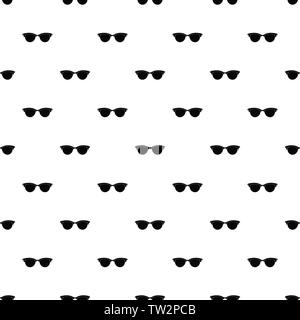 Eyeglasses for blind pattern seamless vector repeat geometric for any web design Stock Vector