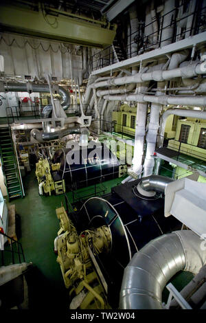 Engine room of world's largest nuclear icebreaker, 50 Years of Victory ...