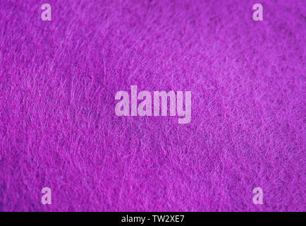 Lilac felt texture as background Stock Photo