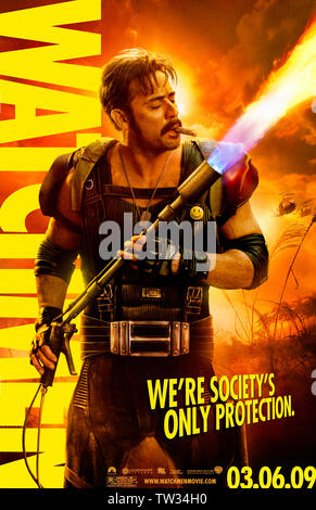 Watchmen 2009 Directed By Zack Snyder And Starring Jackie Earle Haley