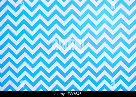 Zig-zag pattern in white and blue colors Stock Photo