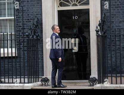 London, UK. 18th June, 2019. 18 Jun 2019 Politicians at Downing Street, London, UK  Julian Smith, Chief Whip. Credit: Tommy London/Alamy Live News Stock Photo