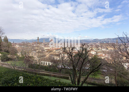 Firenze, Italy - February 04, 2018: view of Florence Stock Photo