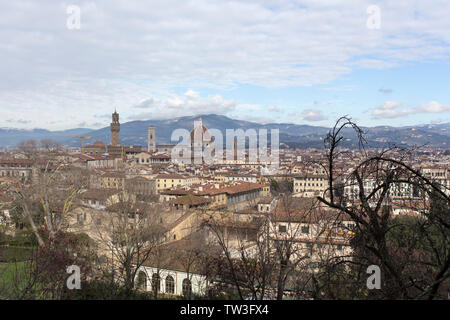 Firenze, Italy - February 04, 2018: view of Florence Stock Photo