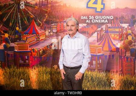 Roma, Italy. 18th June, 2019. Italian actor Massimo Dapporto Photocall in Rome of the film 'Toy Story 4' with the Italian voice actors of the film Credit: Matteo Nardone/Pacific Press/Alamy Live News Stock Photo