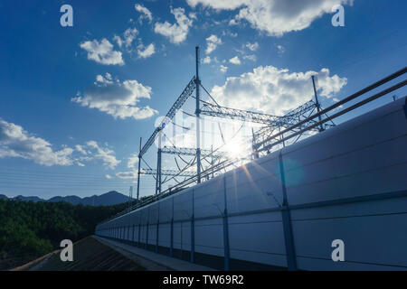 800 kV ultra-high-voltage DC converter station Stock Photo