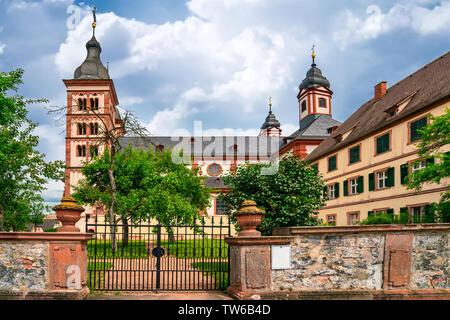 The Amorbach Abbey church (Kloster Amorbach), Lower Franconia, Bavaria, Germany