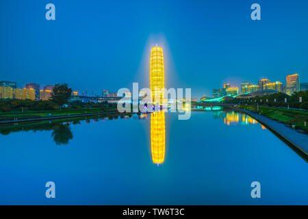 Big corn at Zhengzhou Convention and Exhibition Center Stock Photo