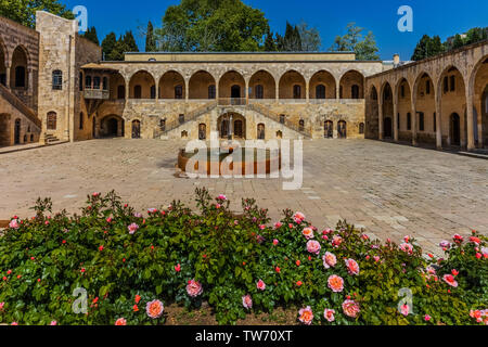 Emir Bachir Chahabi Palace Beit ed-Dine in mount Lebanon Middle east Stock Photo