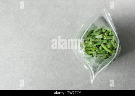 Download Plastic Zipper Bag With Frozen Green Beans On White Background Stock Photo Alamy Yellowimages Mockups