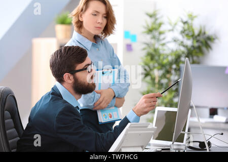 Managers working in office Stock Photo
