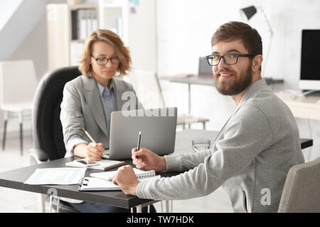 Managers working in office Stock Photo