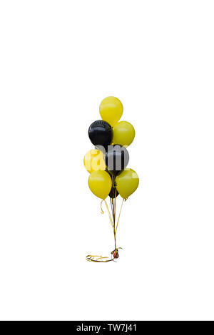 Balloons isolated against a white background Stock Photo - Alamy