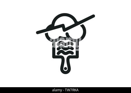 chef hat, wooden plate, cooking logo Designs Inspiration Isolated on White Background Stock Vector
