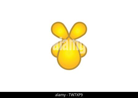 extract oil, and honey logo Designs Inspiration Isolated on White Background Stock Vector