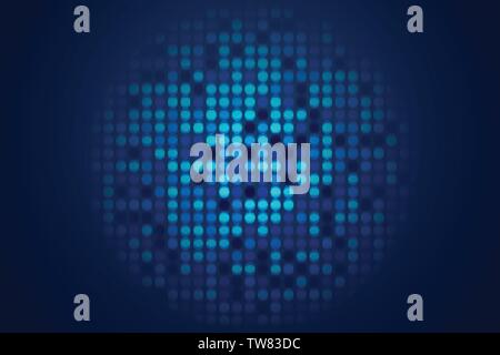 Technological, Shine blue background, Vector illustration Stock Vector