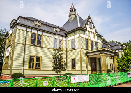 Traditional Architecture of Meiji Village Architecture Museum, Japan Stock Photo