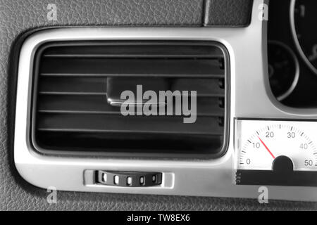 Air conditioner in modern car, closeup Stock Photo