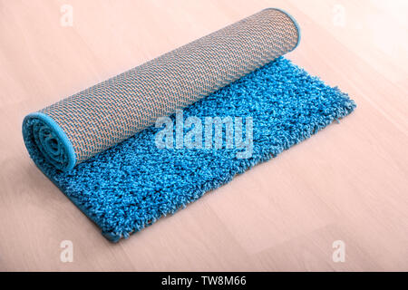 blue carpet rolls